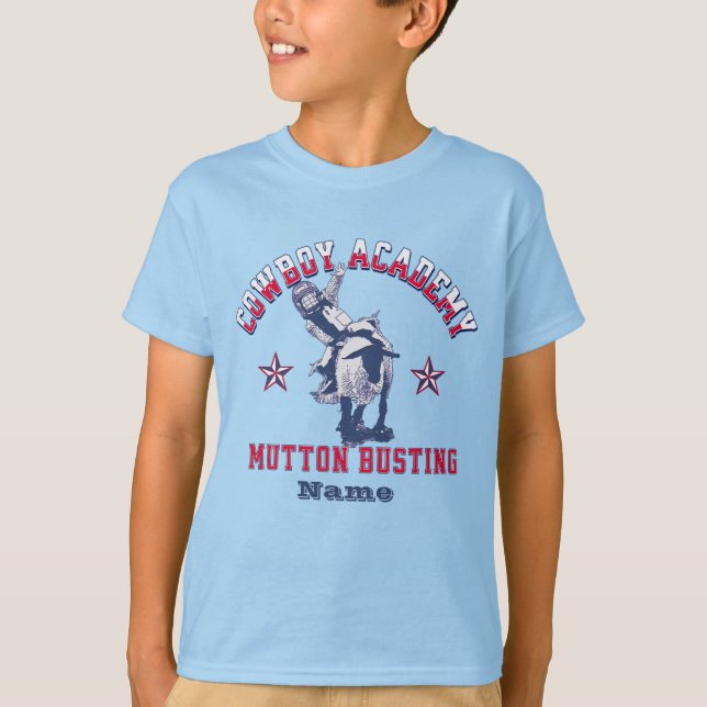 Camiseta Personalizado de "Mutton Busting Busting" de la Ac (Anverso)