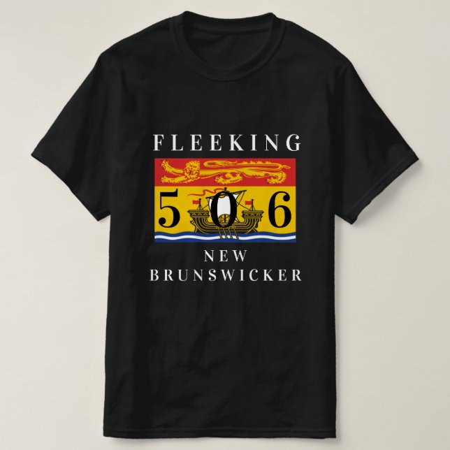 Camiseta Personalizado de New Brunswicker 506 (Diseño del anverso)