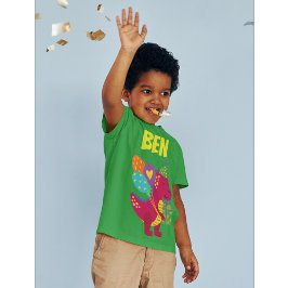Camiseta Personalizado de nombres de cumpleaños de niños de