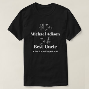 Camiseta Personalizado de nombres guión especial mejor rega