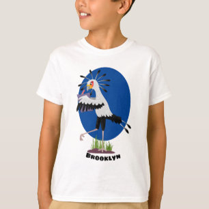 Camiseta Personalizado de notas de escritura de pájaros de