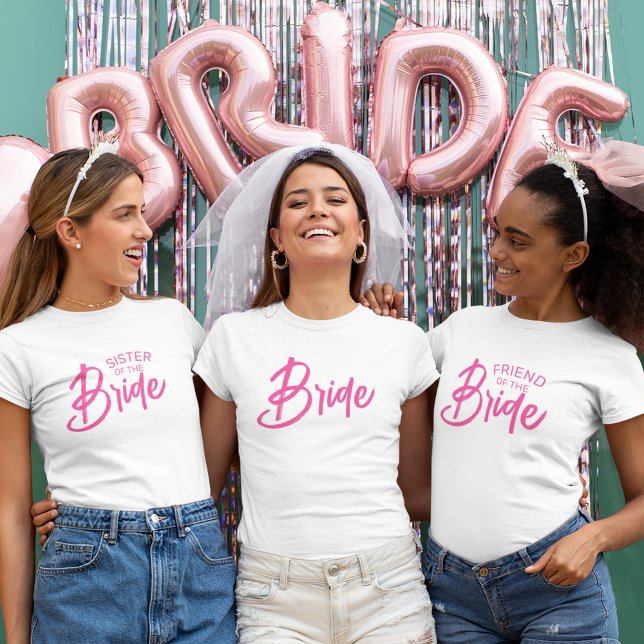 Camiseta Personalizado de novia Texto (Easily change or delete text to create custom t-shirts for your party or shower.)