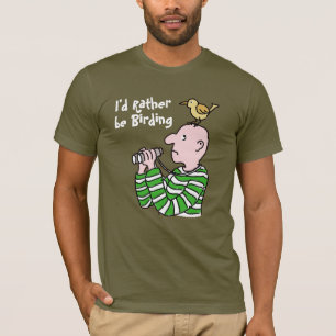 Camiseta Personalizado de observación de aves y pájaros