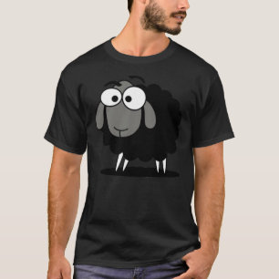 Camiseta Personalizado de ovejas negras Funny T-Shirt Pegat