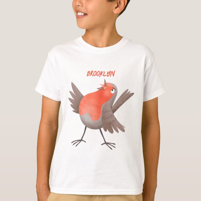 Camiseta Personalizado de pájaro de burro canto (Anverso)
