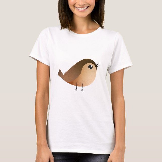 Camiseta Personalizado de pájaro de Sparrow (Anverso)