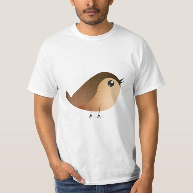 Camiseta Personalizado de pájaro de Sparrow (Anverso)