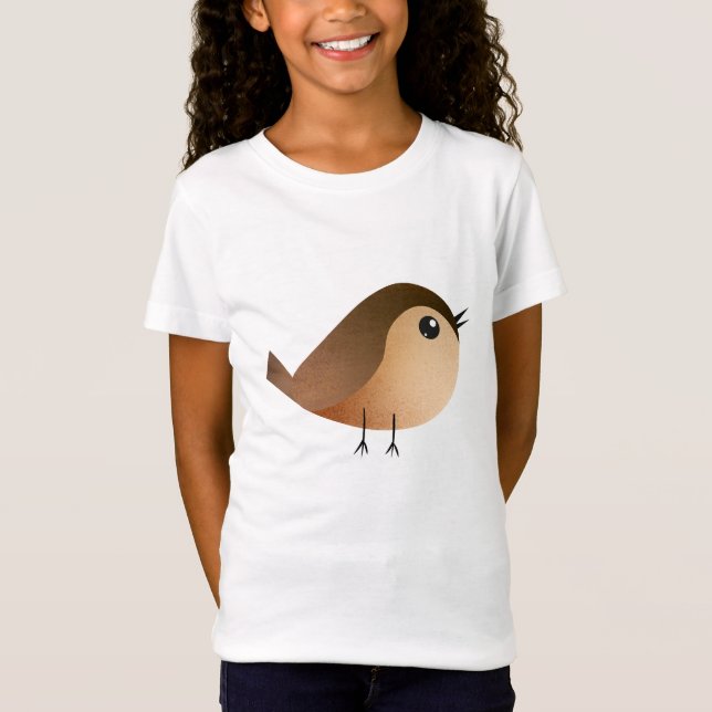 Camiseta Personalizado de pájaro de Sparrow (Anverso)