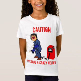 Camiseta Personalizado de papá de Crazy Welder