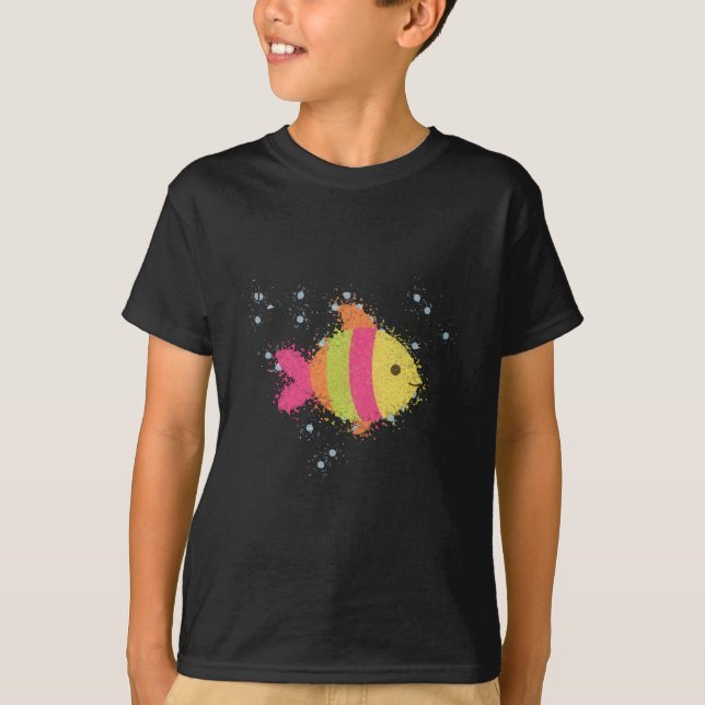 Camiseta Personalizado de peces de cuta (Anverso)
