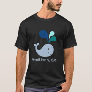 Camiseta Personalizado de Pendleton Oregon Cute Whale Lover
