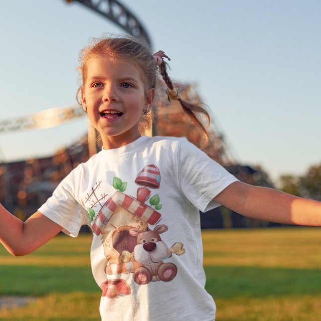 Camiseta Personalizado de perro (Dog Cartoon)