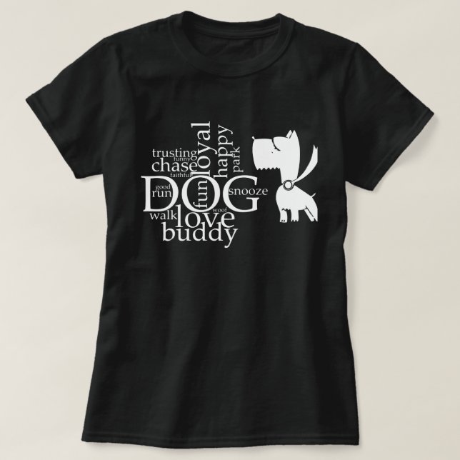 Camiseta Personalizado de perro escocés regalo gracioso (Diseño del anverso)
