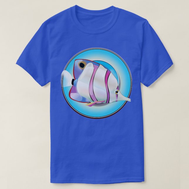 Camiseta Personalizado de pescado Angel (Diseño del anverso)