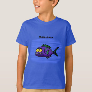 Camiseta Personalizado de pescado piraña