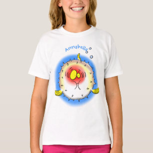 Camiseta Personalizado de pescado porcupy de marisco de pur