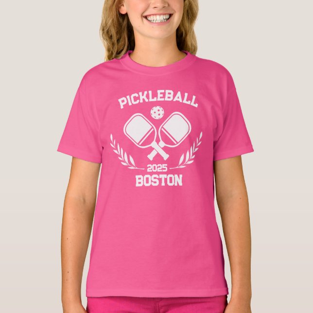 Camiseta Personalizado de Pickleball Boston 2025 (Anverso)