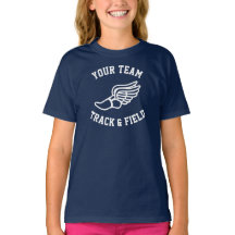 Personalizado de pista y campo Chicas de nombres d