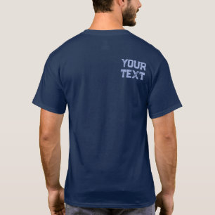 Camiseta Personalizado de plantilla de tipos de letra alter