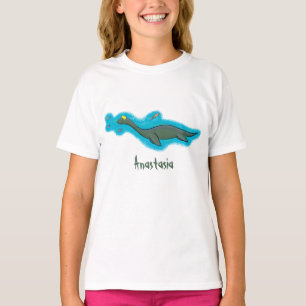 Camiseta Personalizado de plesiosaurios monstruo del mar