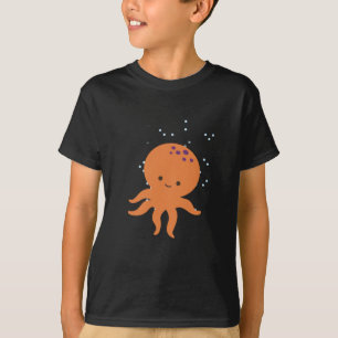Camiseta Personalizado de pulpo pequeño
