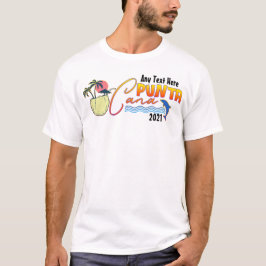 Camiseta Personalizado de Punta Cana Vacation Beach Mateo F