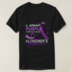 Camiseta PERSONALIZADO de RD: Yo uso morado para mi mamá Al