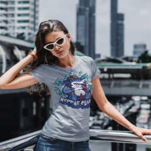 Camiseta Personalizado de Reggae Shark