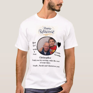 Camiseta Personalizado de retiro de foto elegante