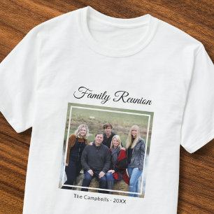 Camiseta Personalizado De Reunión Familiar Moderno Nombre Y