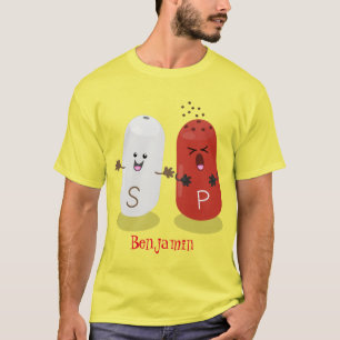 Camiseta Personalizado de salinas y batidores de pimienta d
