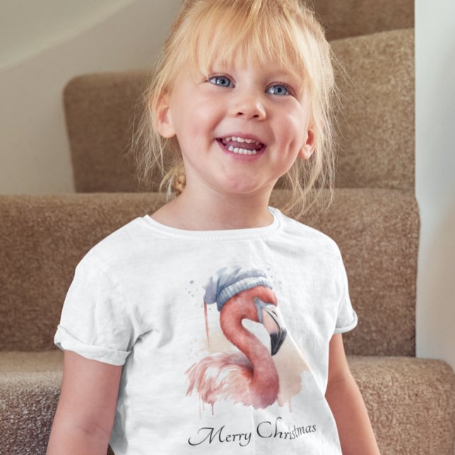 Camiseta Personalizado de Santa Claus Snowbird Flamingo (Subido por el creador)