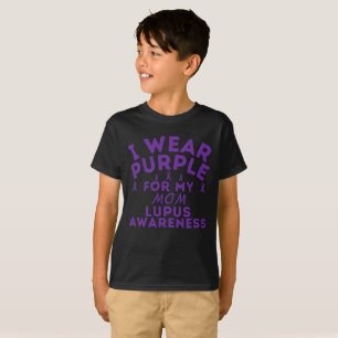Camiseta Personalizado De Sensibilización Lupus Que Uso Púr