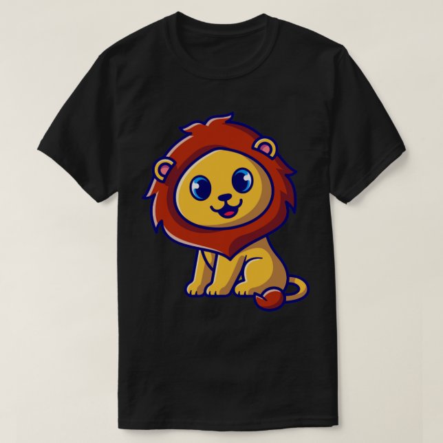 Camiseta Personalizado de sentada de leones para bebé (Diseño del anverso)