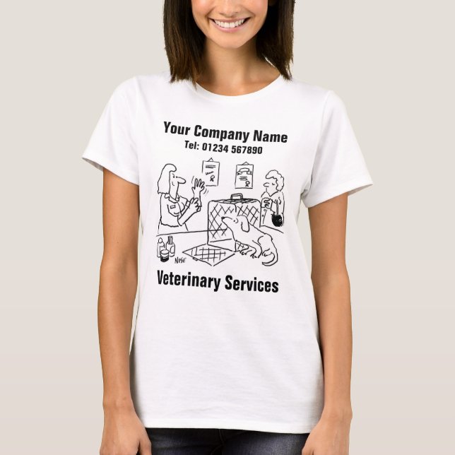 Camiseta Personalizado de servicios veterinarios para perso (Anverso)