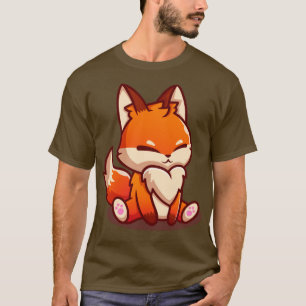 Camiseta Personalizado de Sitting de Fox