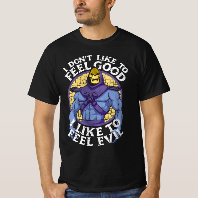 Camiseta " Personalizado de Skeletor Mens" (Anverso)