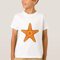 Personalizado de Starfish Naranja Cute