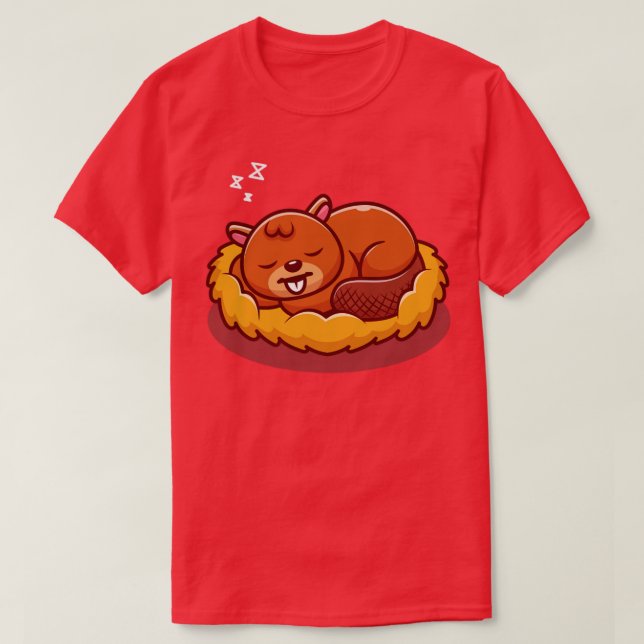Camiseta Personalizado de sueño de Cuaver Beaver (Diseño del anverso)