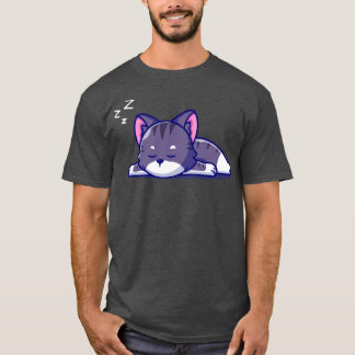 Camiseta Personalizado de sueño de gato suave 1