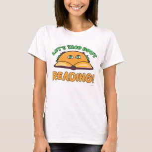 Camiseta Personalizado de Taco Bout leyendo libro divertido