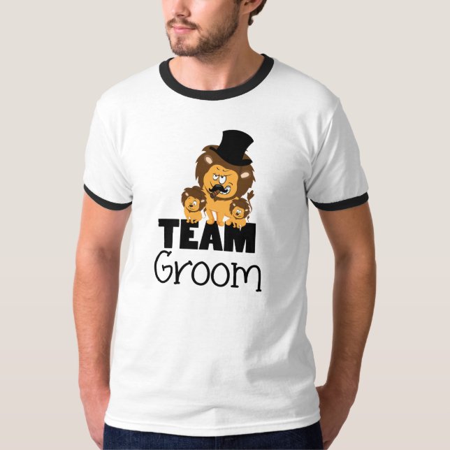 Camiseta Personalizado de Team groom (Anverso)