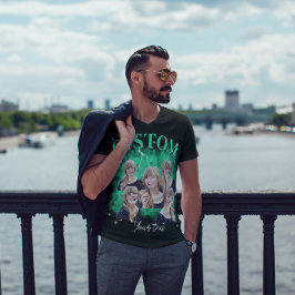 Camiseta personalizado de tee de rap de bootleg de los 90 f