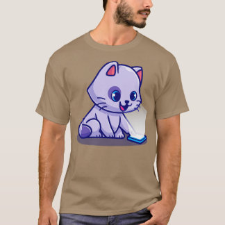 Camiseta Personalizado de teléfono móvil de juego de gato l