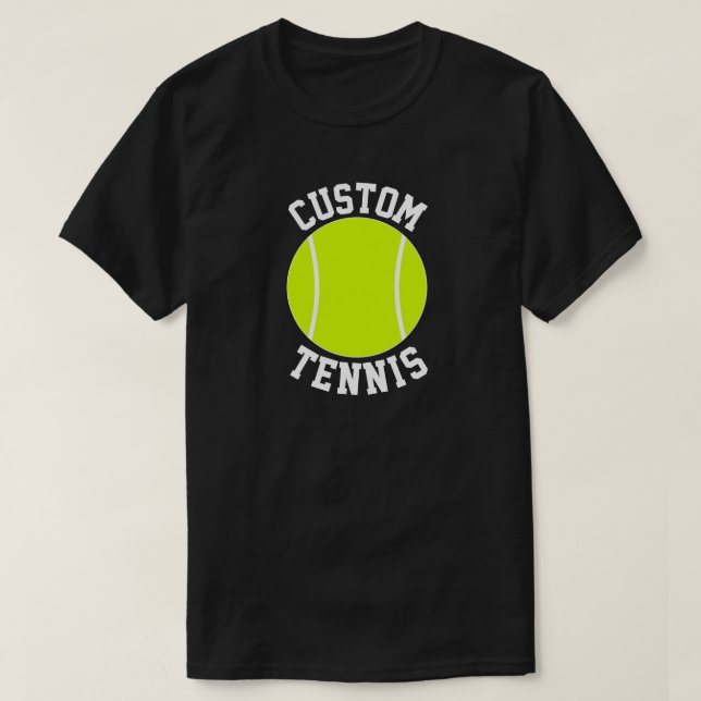 Camiseta Personalizado de tenis masculino nombre de equipo  (Diseño del anverso)