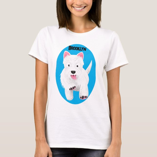 Camiseta Personalizado de tierra de montaña blanca y blanca (Anverso)