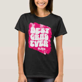 Camiseta Personalizado de tinta rosada de mejor grado jamás