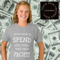 PERSONALIZADO de tipografía para gastos y benefici