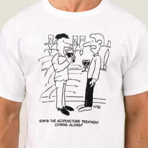 Camiseta Personalizado de tratamiento de acupuntura