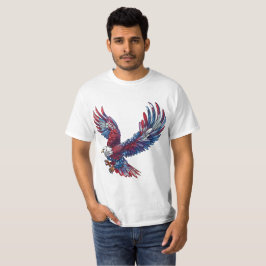 Camiseta Personalizado de un águila, concepto del 4 de juli